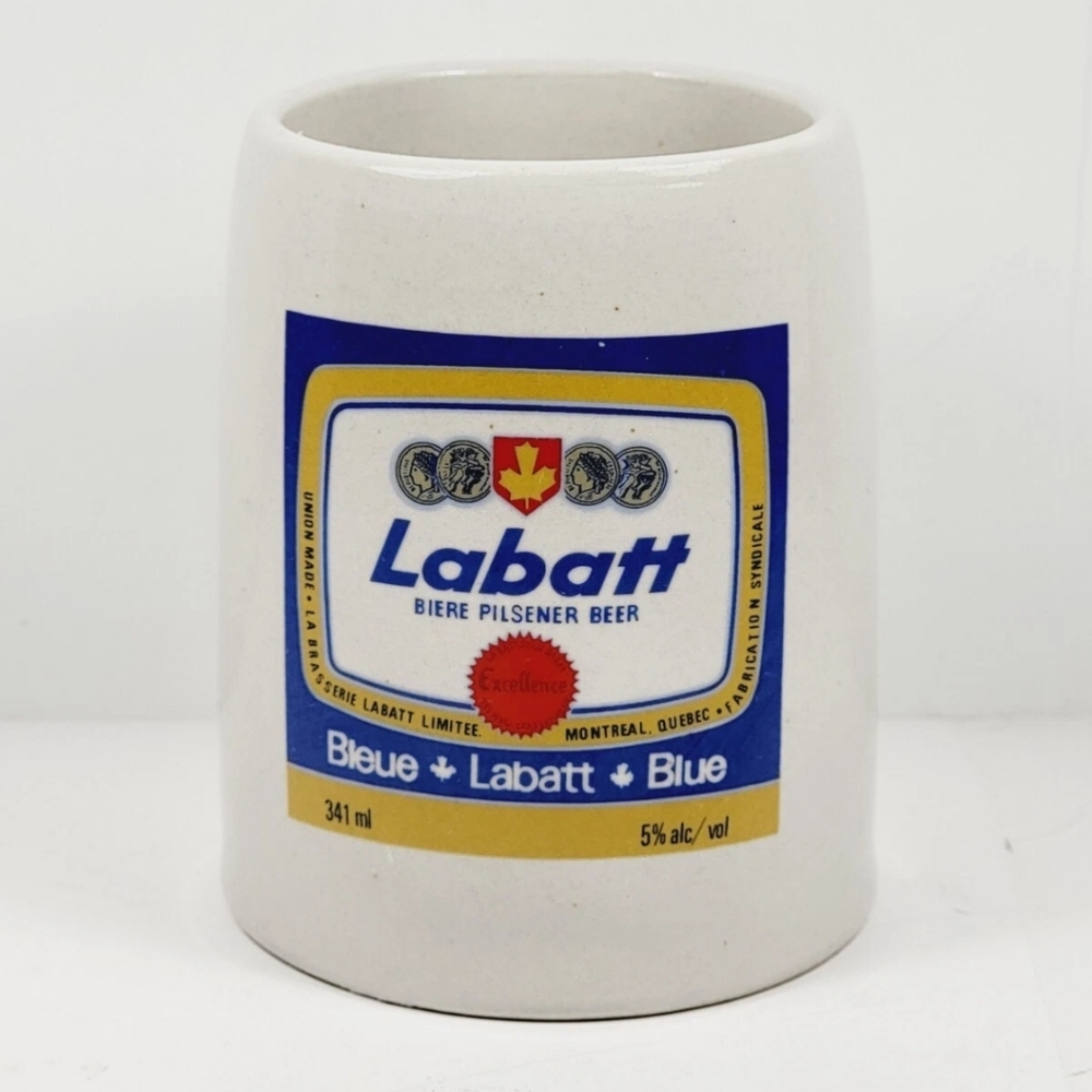 Labatt Blue Beer Mug 4.5" Made in Korea